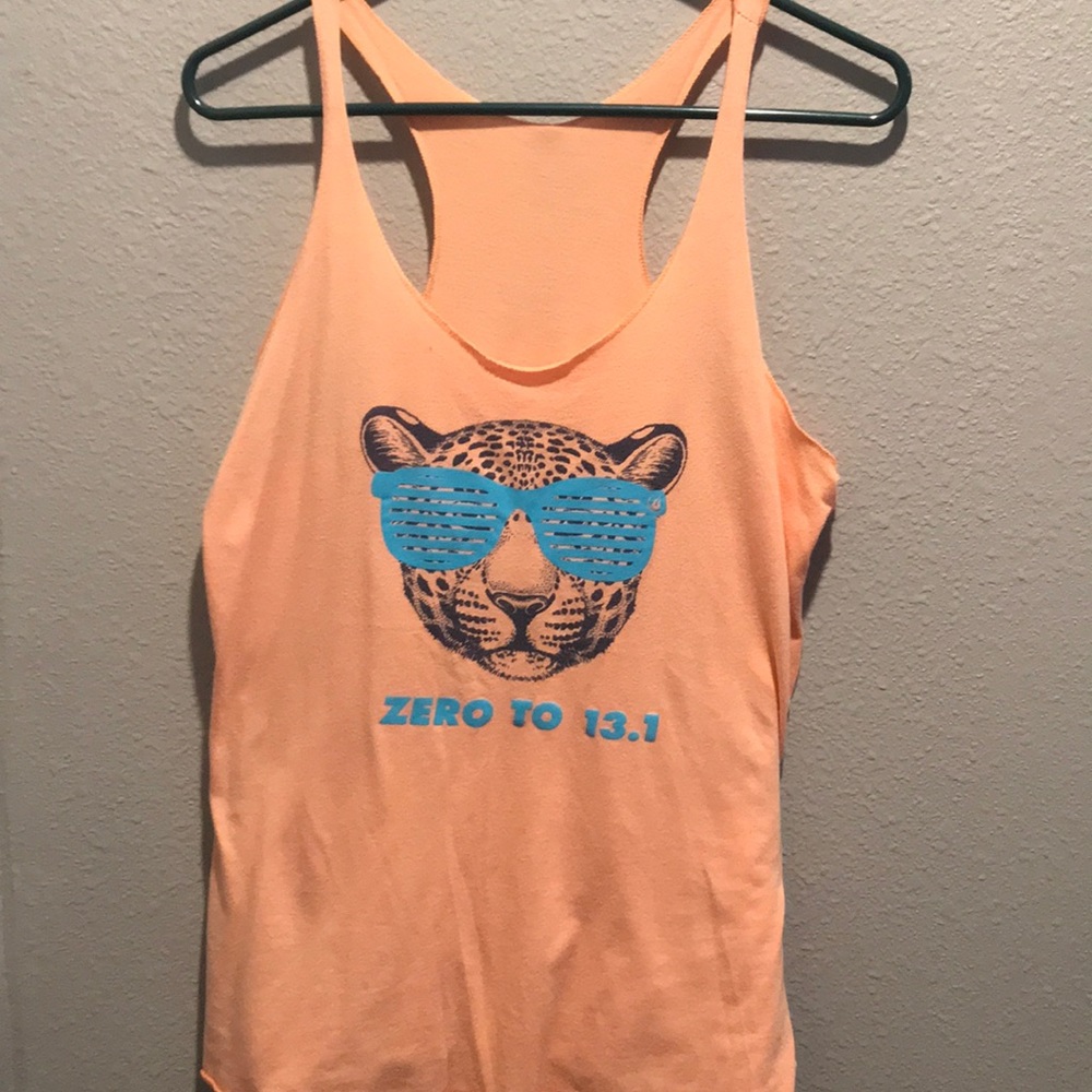 Zero to 13.1. Half marathon tank.